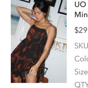 Urban outfitters mini dress